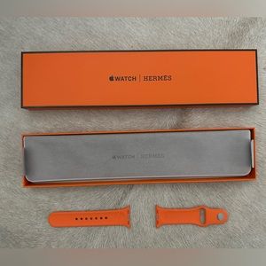 Hermes Apple Watch Silicone 40mm Sports Watch Single Tour Band